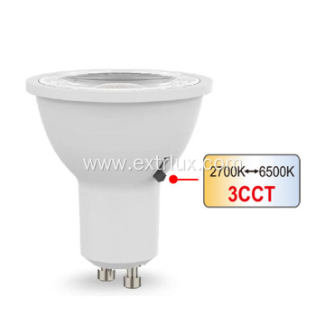 LED GU10 3CCT spotlight 7W 38°/60°